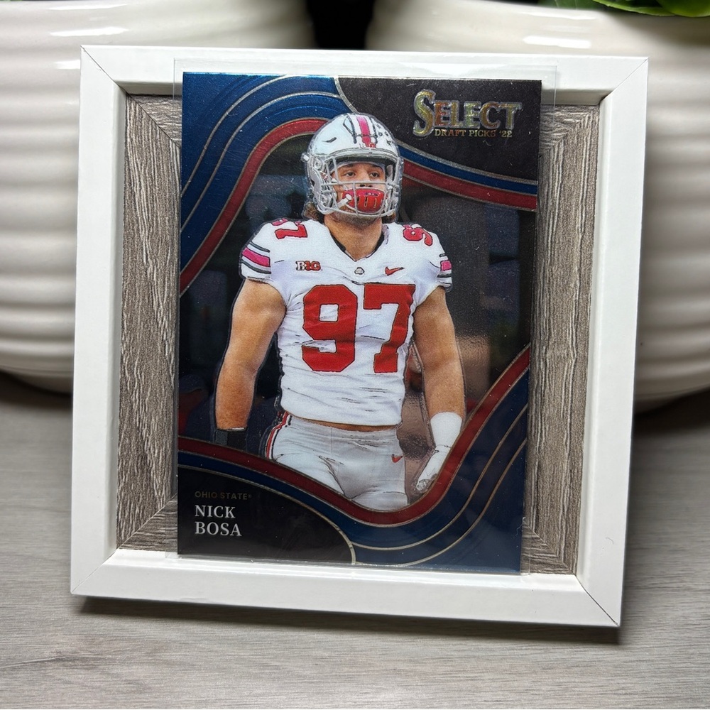 2022 Panini Select Draft Picks - Field Level Nick Bosa #168 Blue